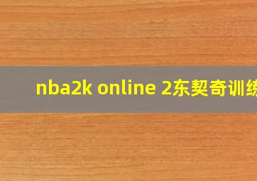 nba2k online 2东契奇训练